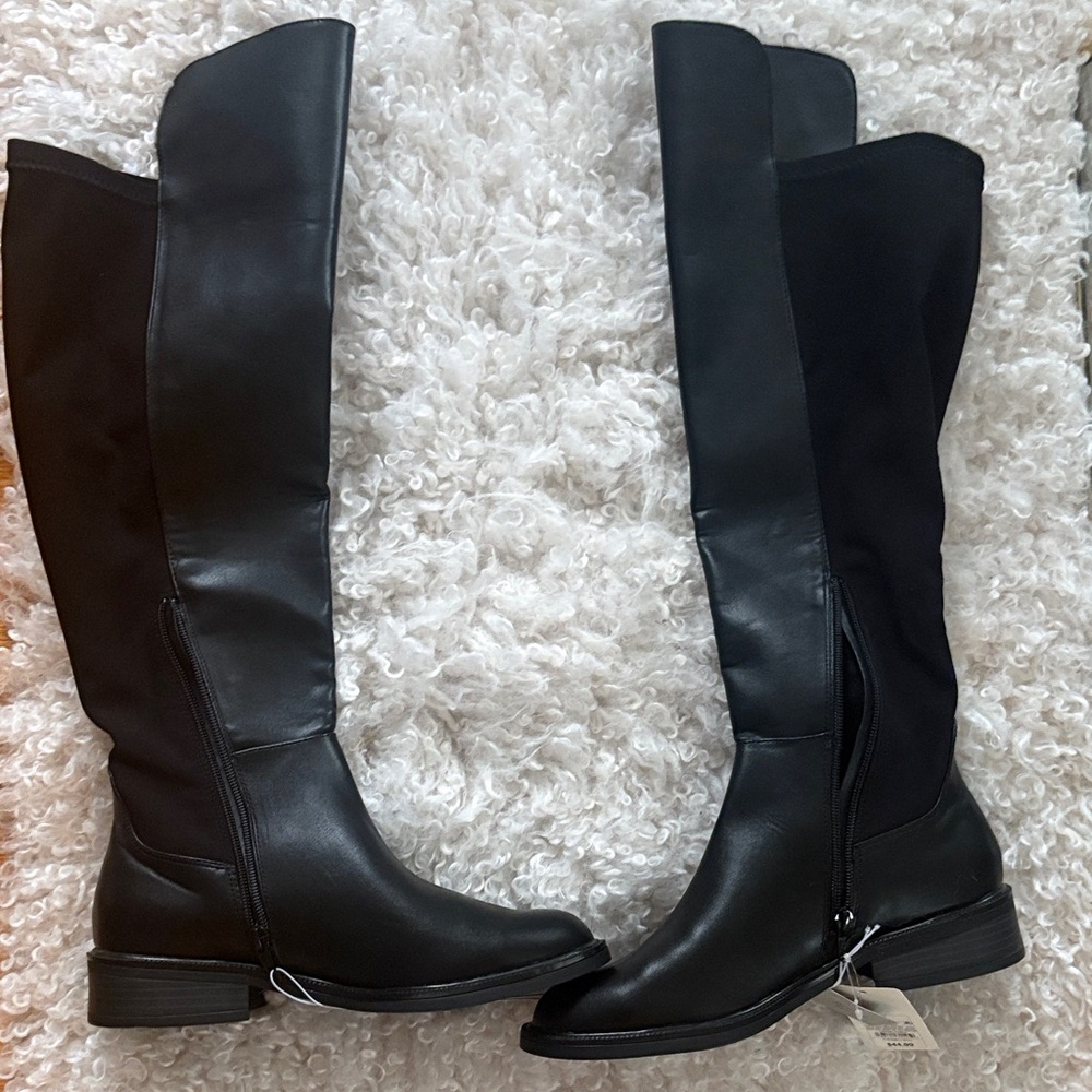Black Knee-High Women's Boots